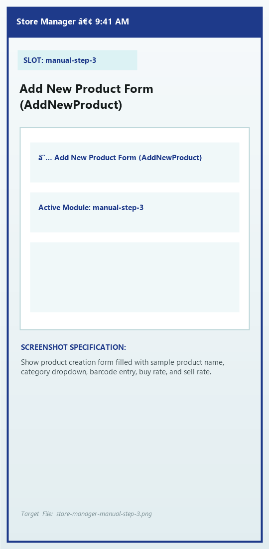 Product & Inventory Management